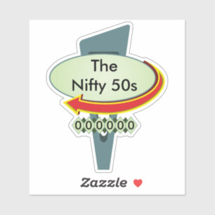 Sticker SIGNE DE DÎNER les années 50 4