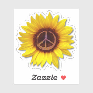 Sticker Signe de fleur symbole de paix intérieure tourneso