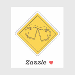 STICKER SIGNE DES AMATEURS DE BIÈRE