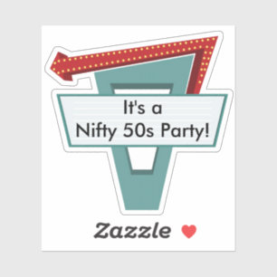 Sticker SIGNE Diner les années 50 1