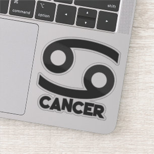 Sticker Signe du zodiaque Cancer gras Horoscope Texte pers