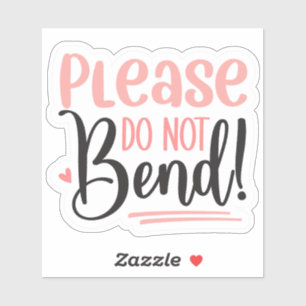 Sticker S'Il Vous Plaît, Ne Vous Coupez Pas !
