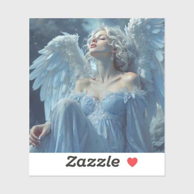 Sticker Silence Skybound : Angel du Voile de minuit (Feuille)