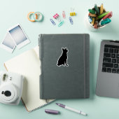Sticker Silhouette de chien berger allemand (iPad Cover)
