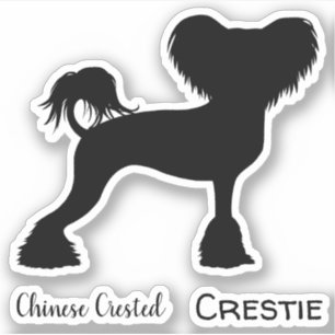Sticker Silhouette de crête chinoise
