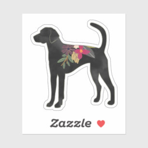 Sticker Silhouette de race de chien de race américaine de 