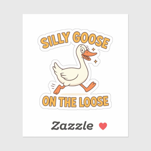 Sticker Silly Goose On The Loose (Feuille)