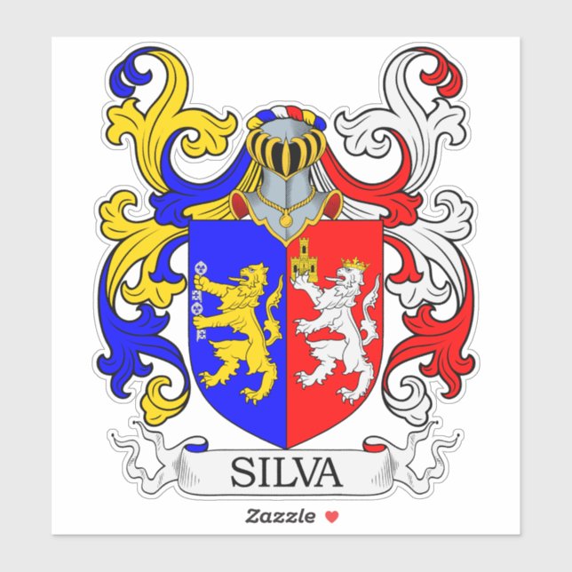 Sticker Silva Family Crest (Feuille)