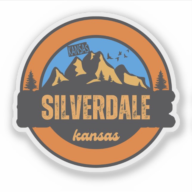 Sticker Silverdale, Kansas (Devant)