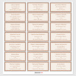 Sticker Simple Boho Ivory Mariage Adresse d'hôte<br><div class="desc">Ce modèle simple Boho Ivory Mariage Guest Address Sticker présente une palette sophistiquée d'ivoire neutre, associée à de magnifiques mélanges et assortis d'options de terre cuite rouille, de vert sauge et de prune. L'élégance sobre de la typographie simple et des arches douces crée une esthétique apaisante et polie avec un...</div>