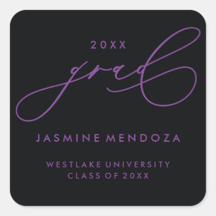 STICKER SIMPLE DE GRADUATION DE CALLIGRAPHIE SIMPL