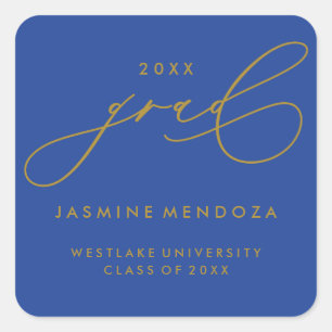 STICKER SIMPLE DE GRADUATION DE CALLIGRAPHIE SIMPL