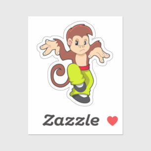 Sticker Singe aux arts martiaux Kungfu