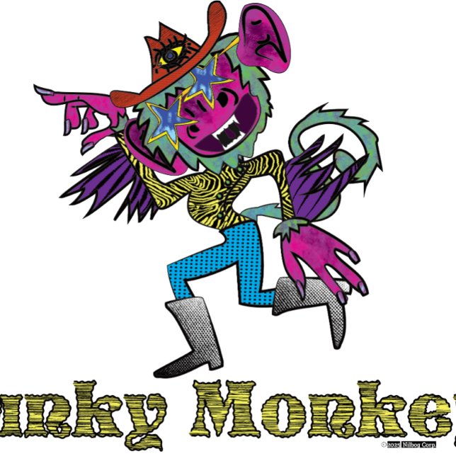 Sticker Singe funky  (Créateur téléchargé)