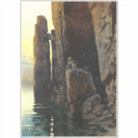 Sirène de la mer côtière Fille nue et désirs qui r