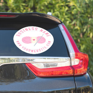 Sticker Site Crochet Crochet Nom commercial personnalisé
