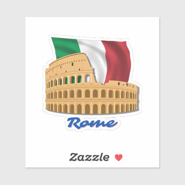 Sticker Site de Rome City (Feuille)