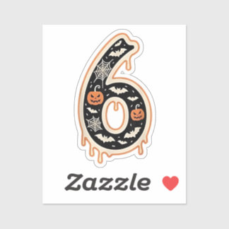 Sticker Six Sept Mème 6 7 Couple costume Halloween