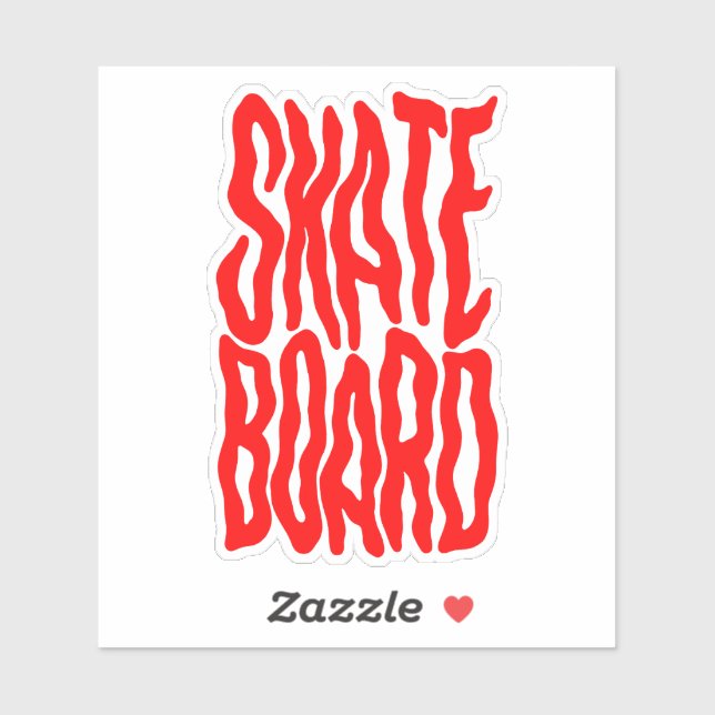 Sticker Skateboard (Feuille)