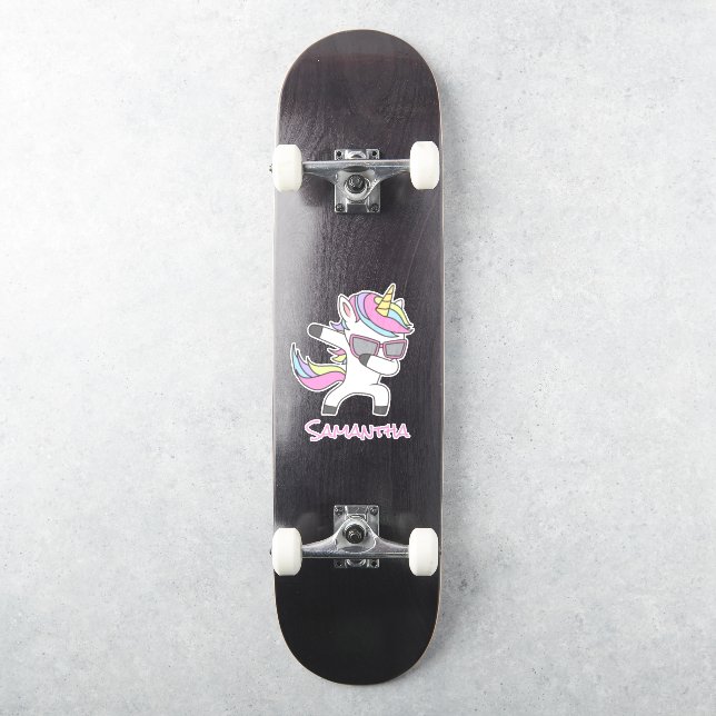 Sticker Skateboard Unicorn Cool Rainbow (Skateboard)