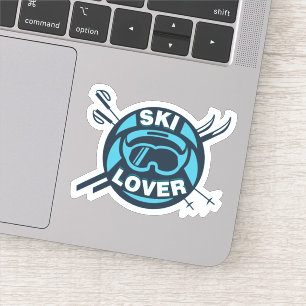Sticker Ski amateur Sports d'hiver Skieurs