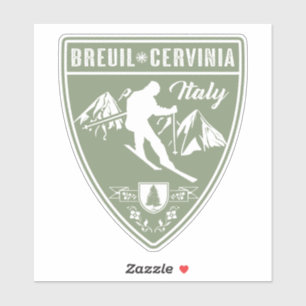 Sticker Ski Breuil-Cervinia Italie