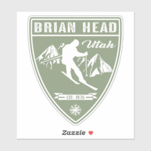 Sticker Ski Brian Head Utah