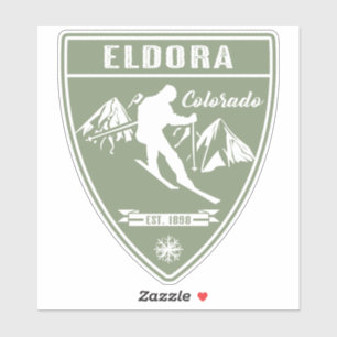 Sticker Ski Eldora Colorado