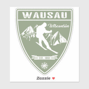 Sticker Ski Wausau Wisconsin