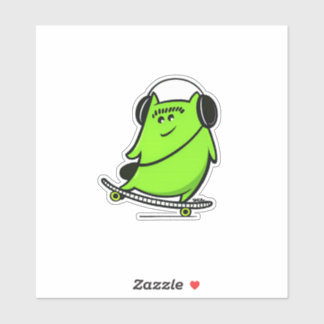 Sticker SklinesArt Skateur