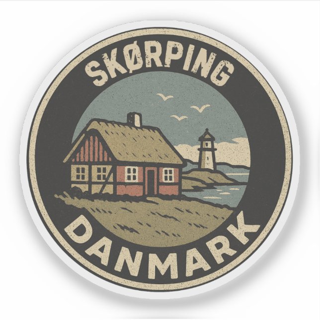 Sticker Skørping, Danemark Danmark (Devant)