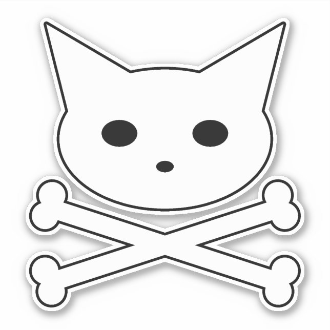 Sticker {{{{ Skull Kitty }}} (Devant)