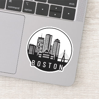 Sticker Skyline de Boston City