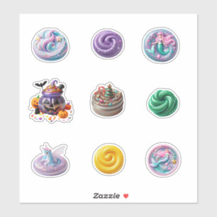 Sticker slimes beautiful fairy mermaid halloween and chris
