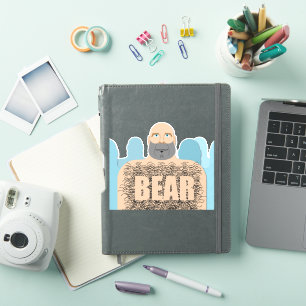 Sticker SlipperyJoe's poilu corps ours homme corps unshave