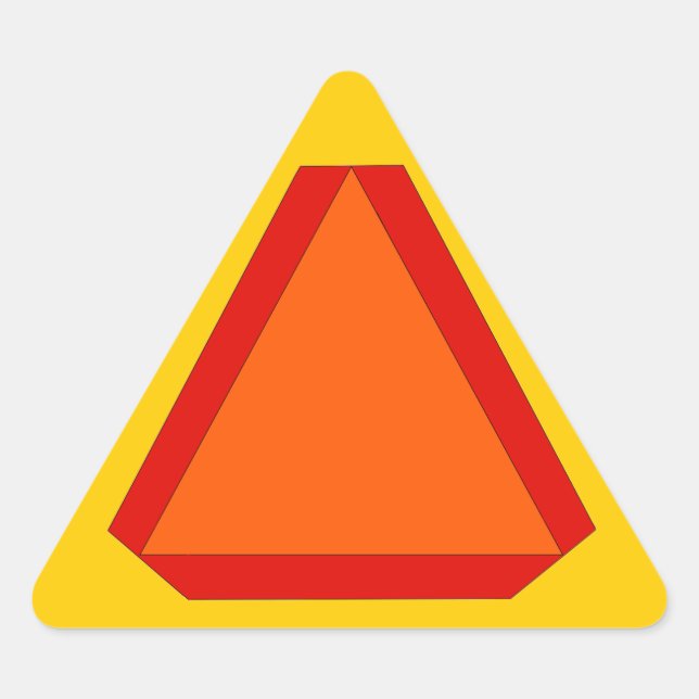 Sticker Slow Moving Signal Pour La Papeterie De Co (Devant)