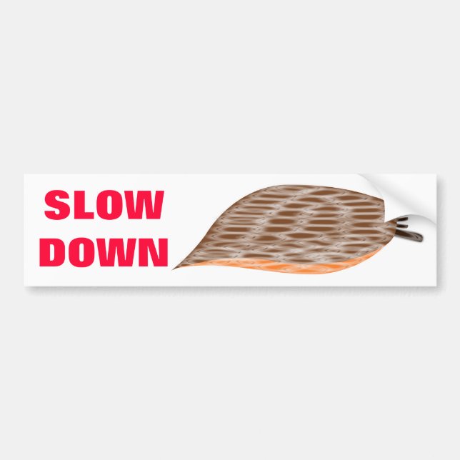 Sticker Slug Down Slow (Devant)