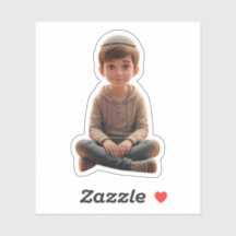 Smiling Jewish Boy – Cute Design with Kippah