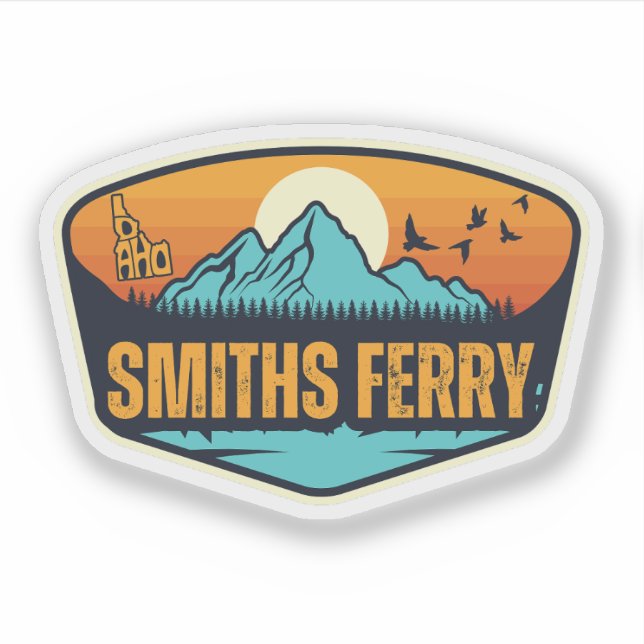 Sticker Smiths Ferry, Idaho (Devant)
