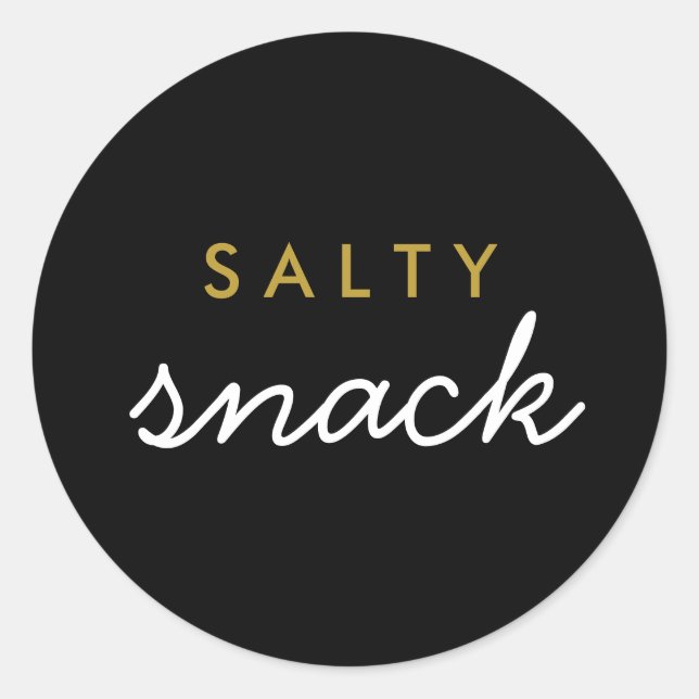 Sticker Snack Salty (Devant)