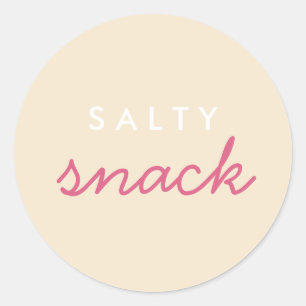 Sticker Snack Salty