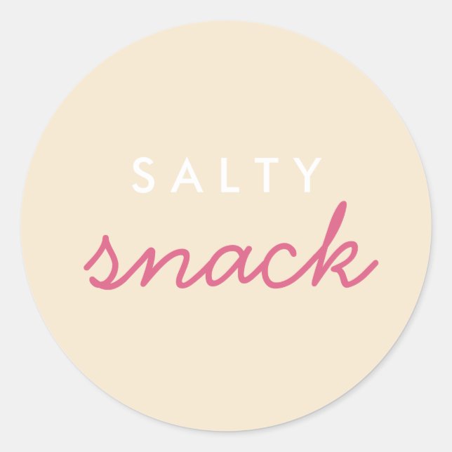 Sticker Snack Salty (Devant)