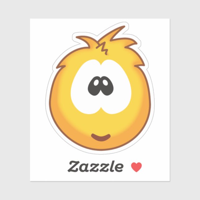 Sticker Sneezies Jaune Joyeux (Feuille)