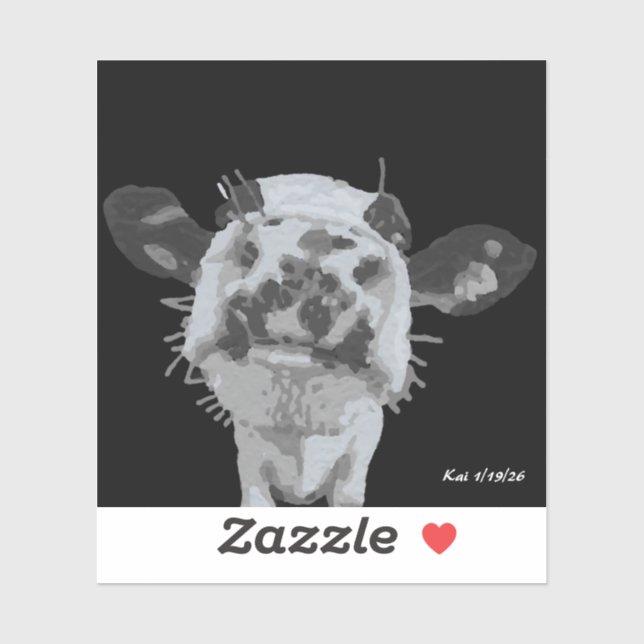 Sticker Snoot Boop, Animal (Feuille)