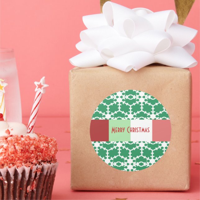 Sticker Snowflake Montré Vert Mais Vous Choisissez (Fête)