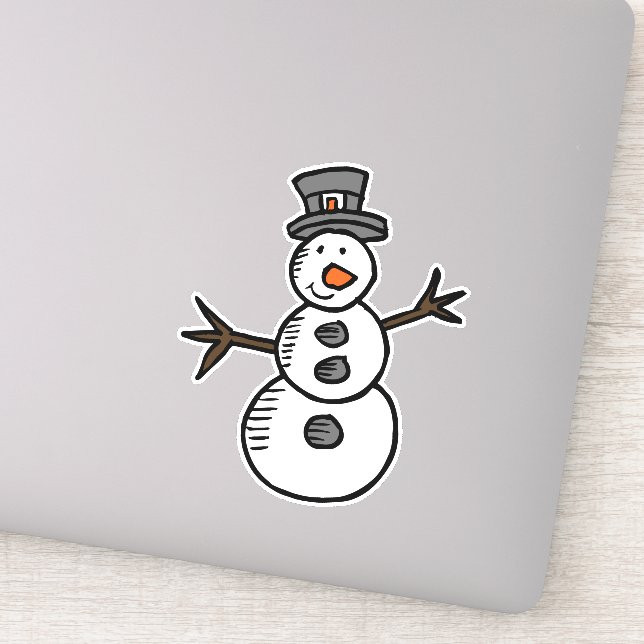 Sticker Snowman (Détail)