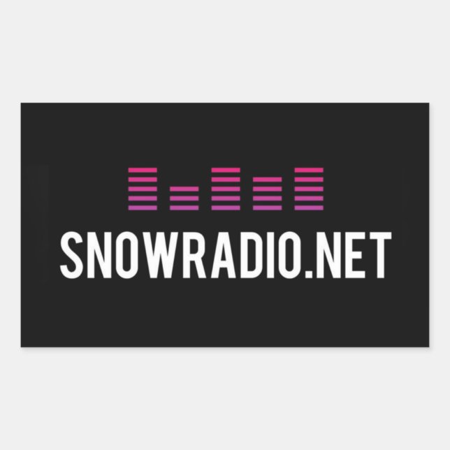 Sticker SNOWRADIO (Devant)