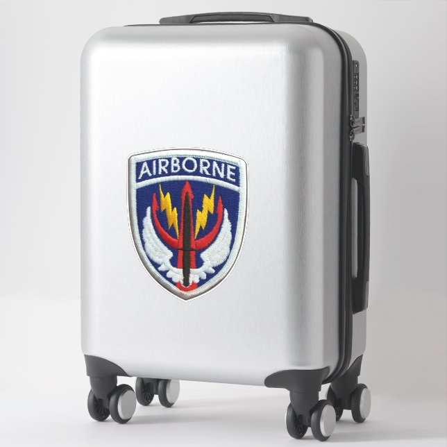 Sticker SOCCENT Special Ops Central vets patch contour (Sur valise)