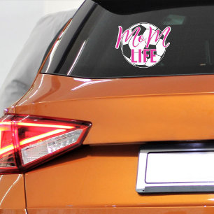 Sticker Soccer Maman Vie Vinyl Vitre voiture