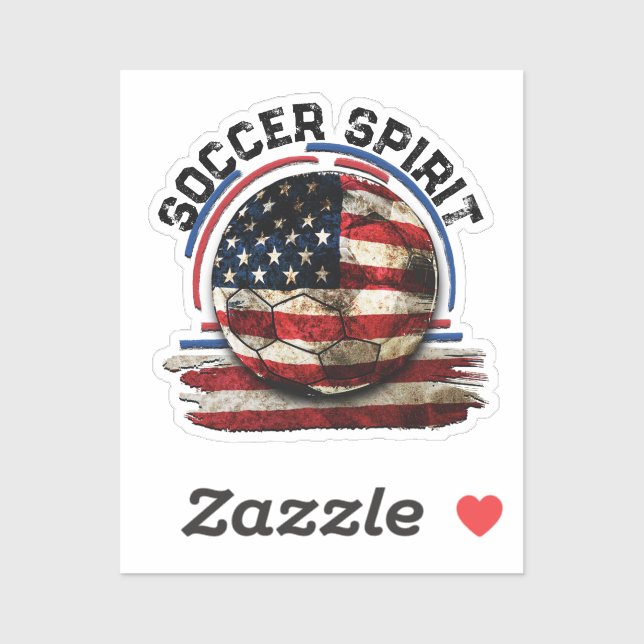 Sticker Soccer Spirit USA, Soccer Team USA (Feuille)